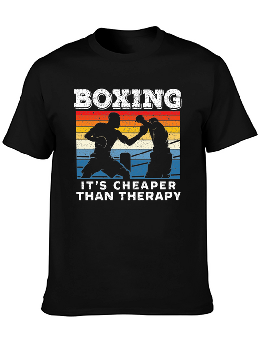 Boxing Cheaper Than Therapy T-Shirt
