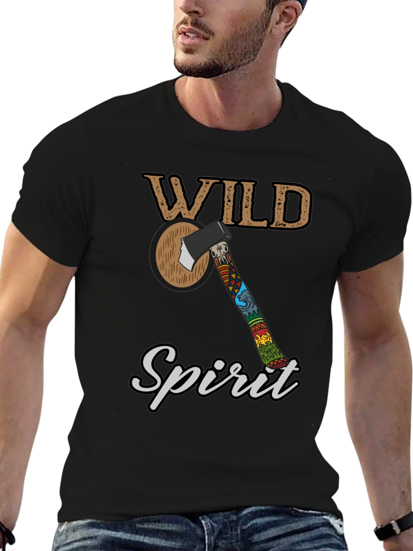 Wild Spirit Graphic Tee - Stylish Adventure Apparel
