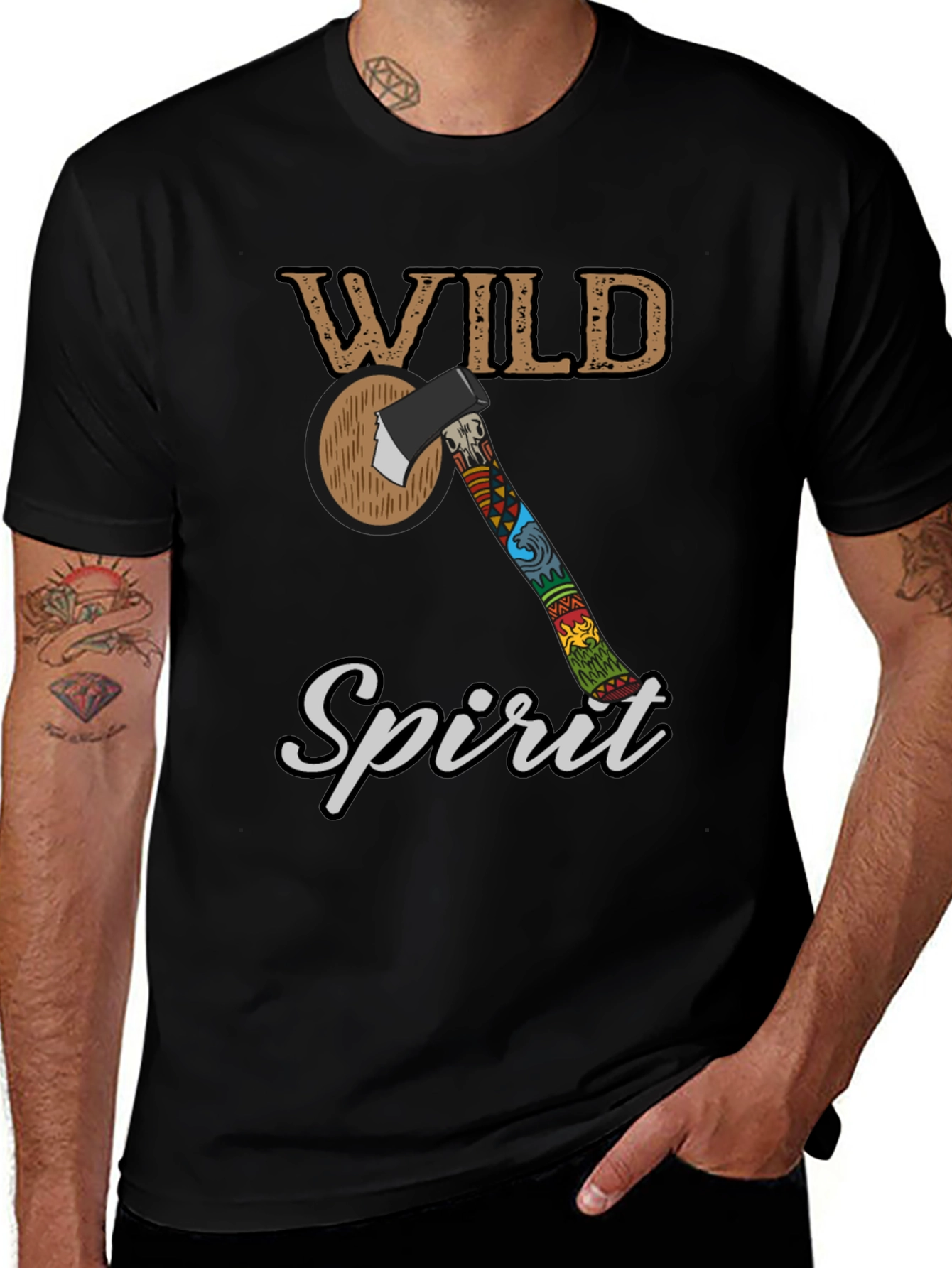 Wild Spirit Graphic Tee - Stylish Adventure Apparel