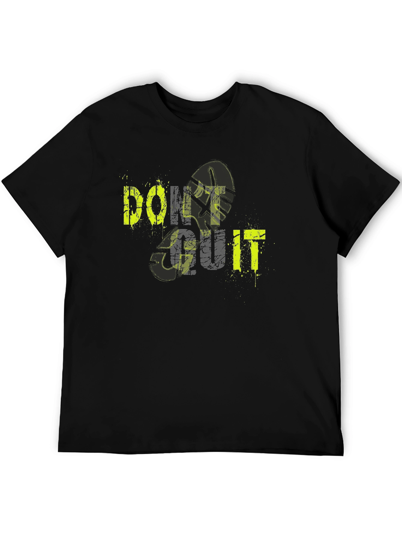 Dont Quit Black Graphic Tee