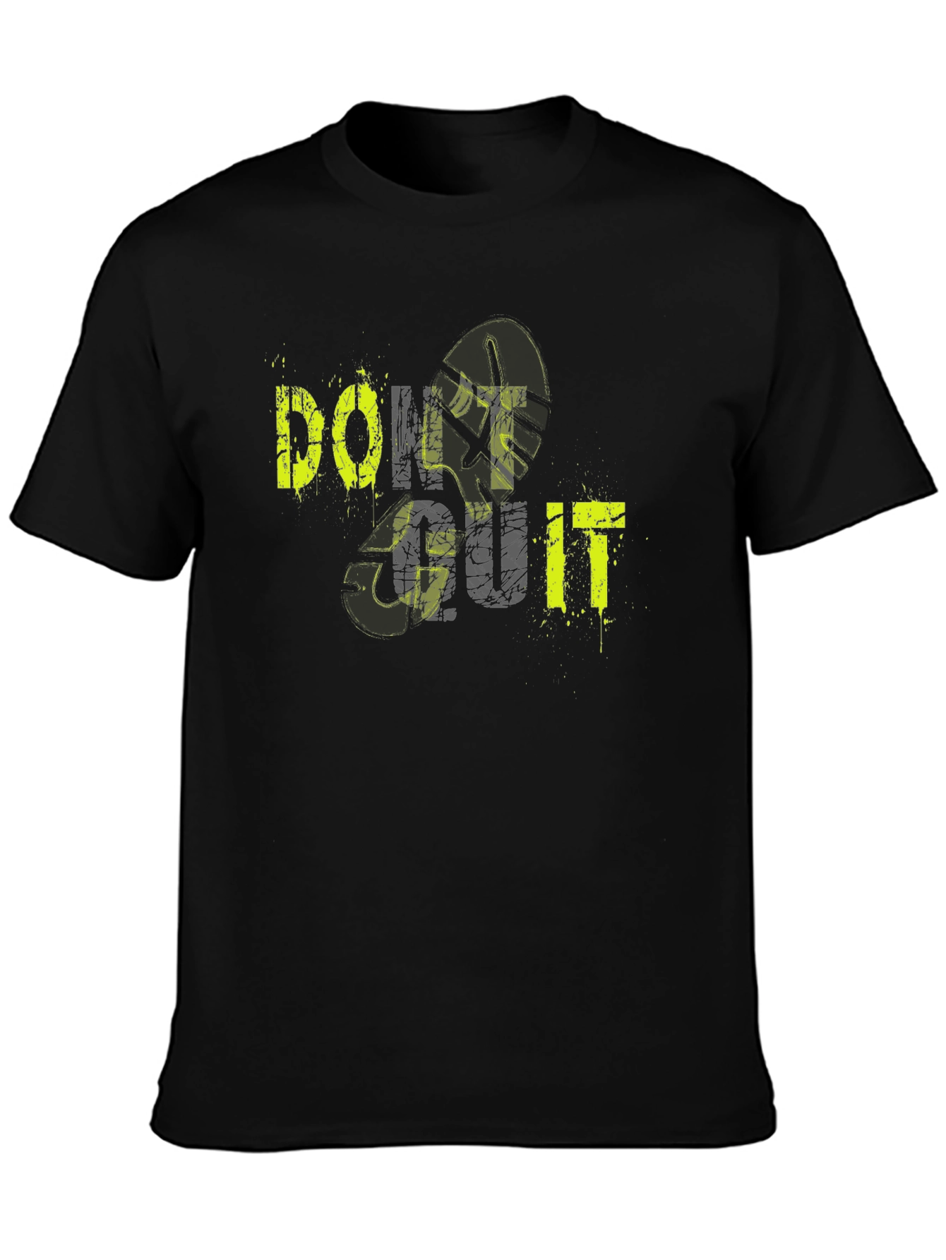 Dont Quit Black Graphic Tee