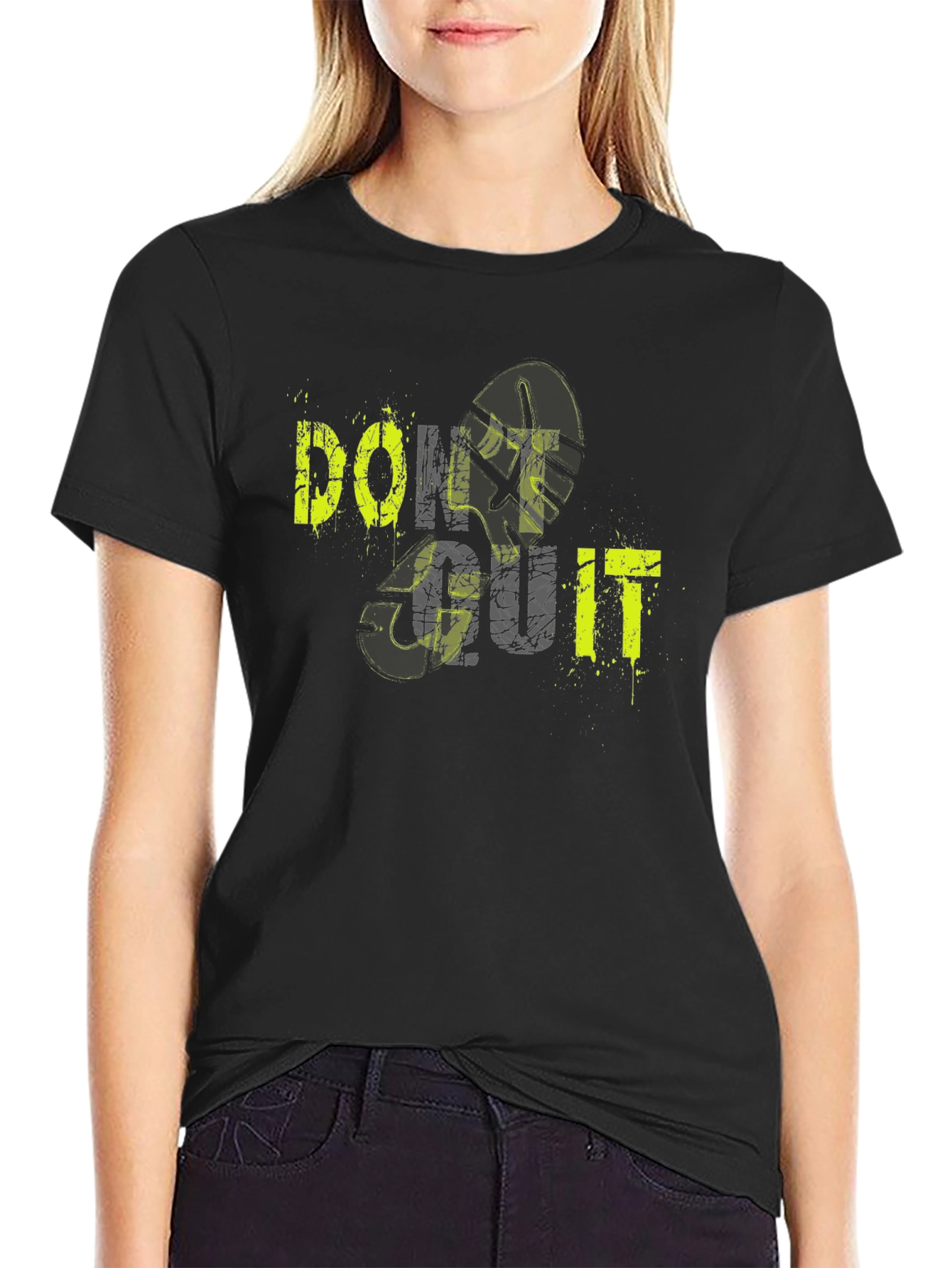 Dont Quit Black Graphic Tee