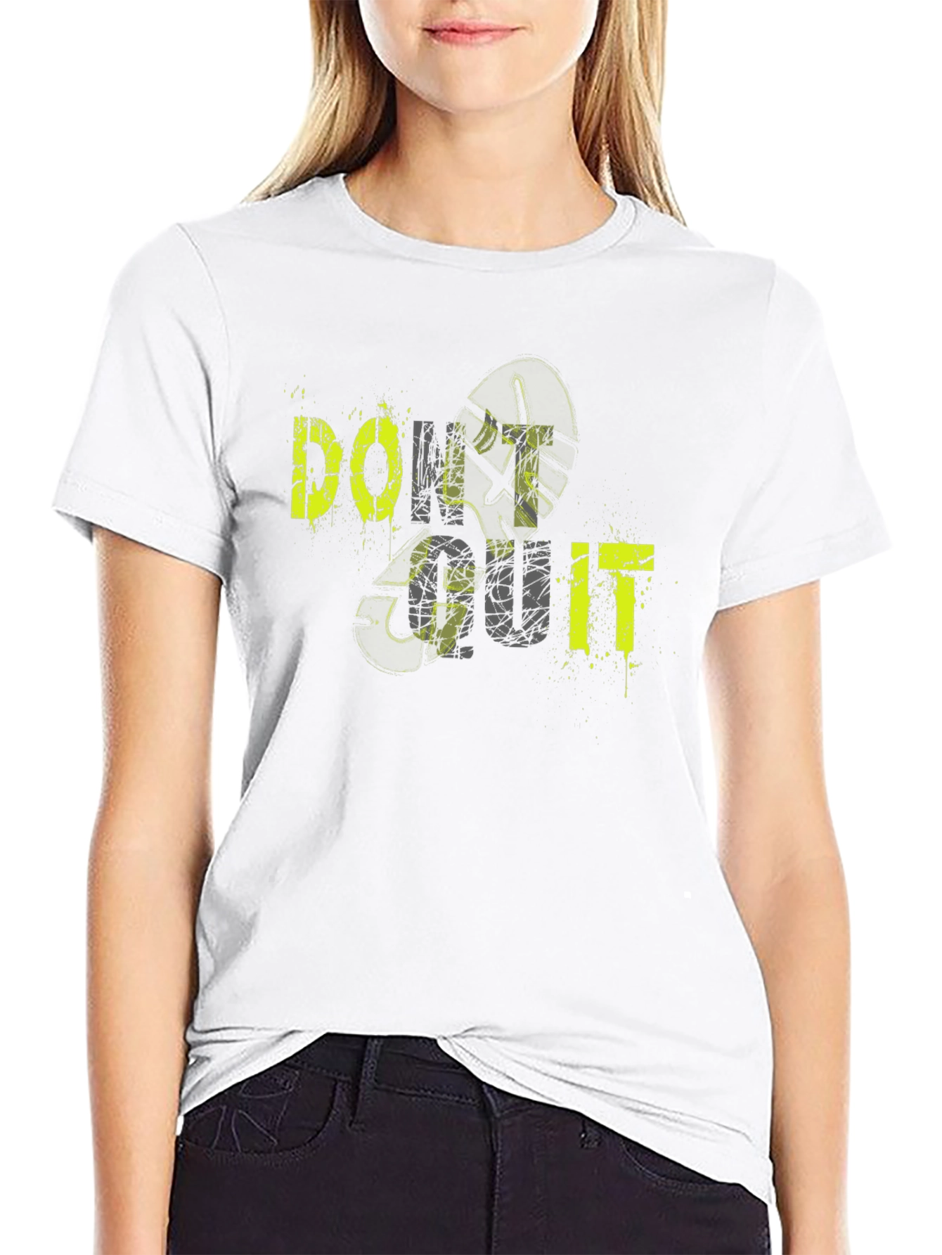 Dont Quit Black Graphic Tee