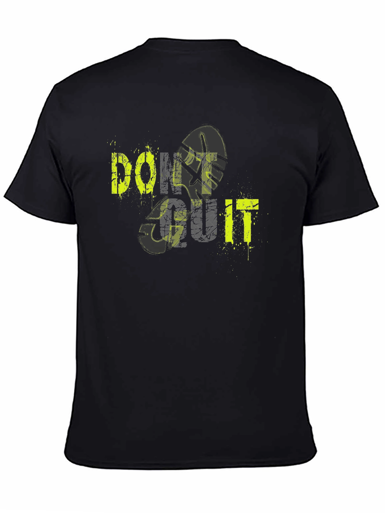Dont Quit Black Graphic Tee