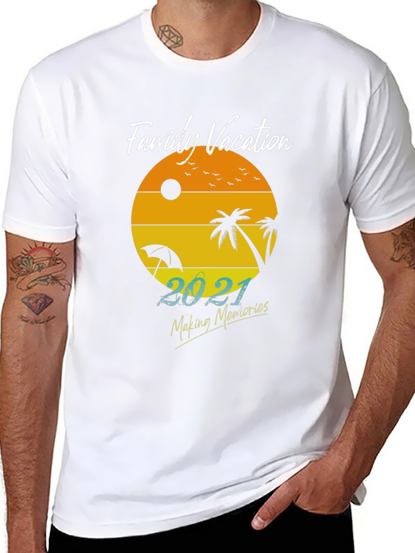 Family Vacation 2021 Memories T-Shirt