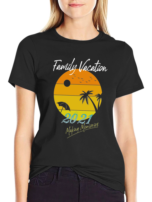 Family Vacation 2021 Memories T-Shirt
