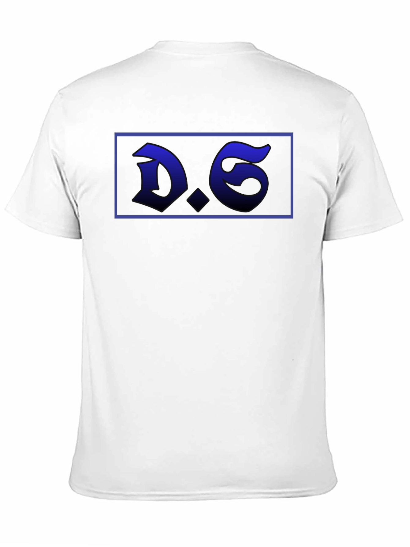 D.6. Graphic Tee - Bold Black Cotton Blend T-Shirt
