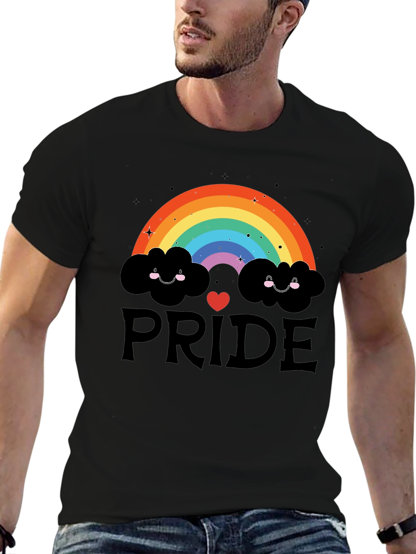 Pride Rainbow Graphic Tee