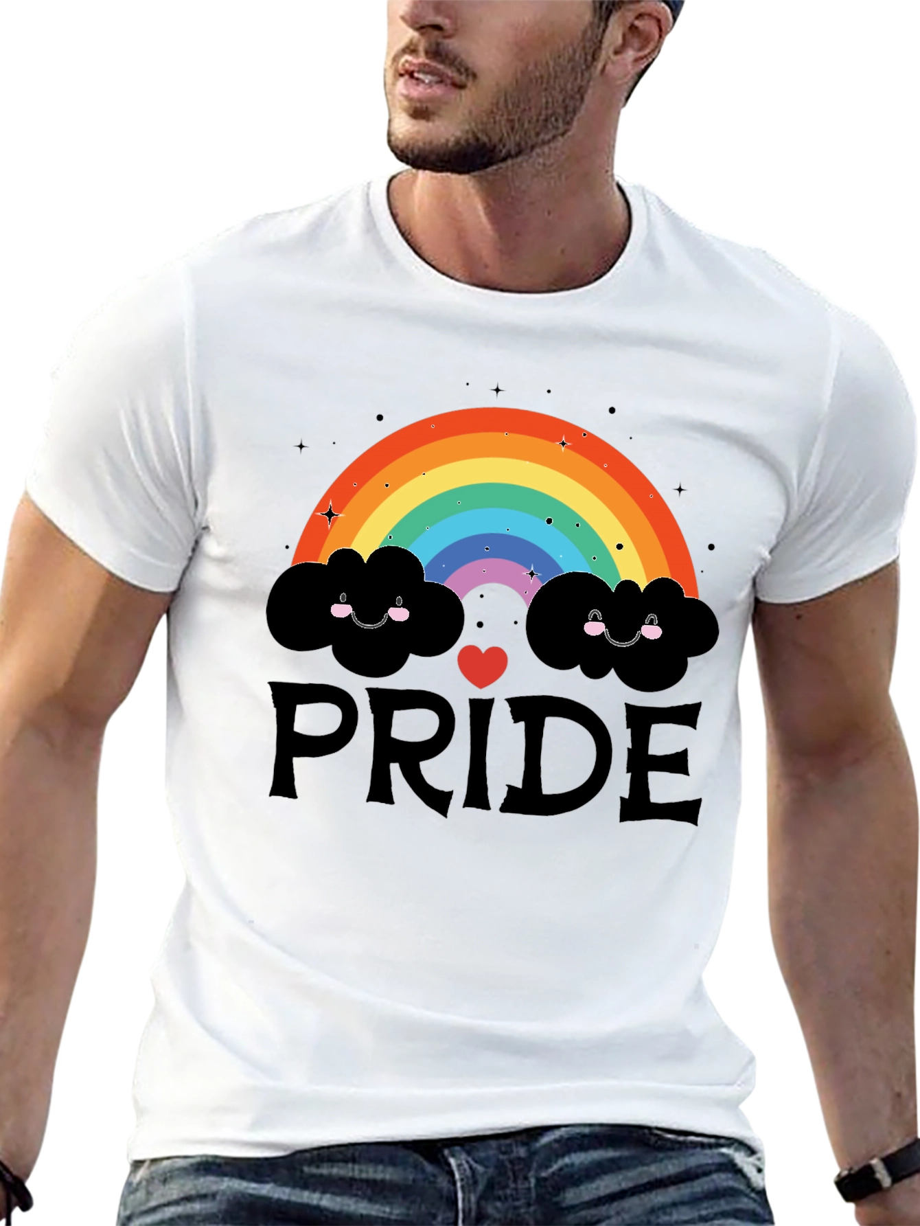 Pride Rainbow Graphic Tee
