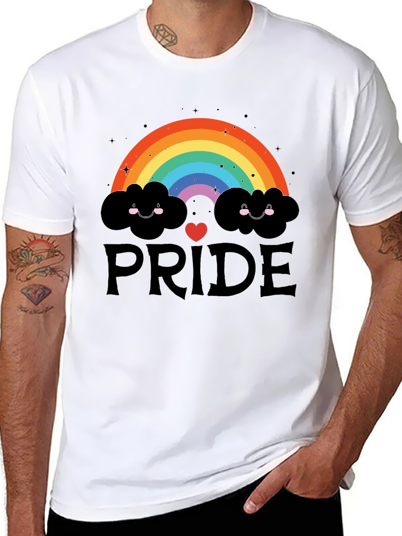 Pride Rainbow Graphic Tee
