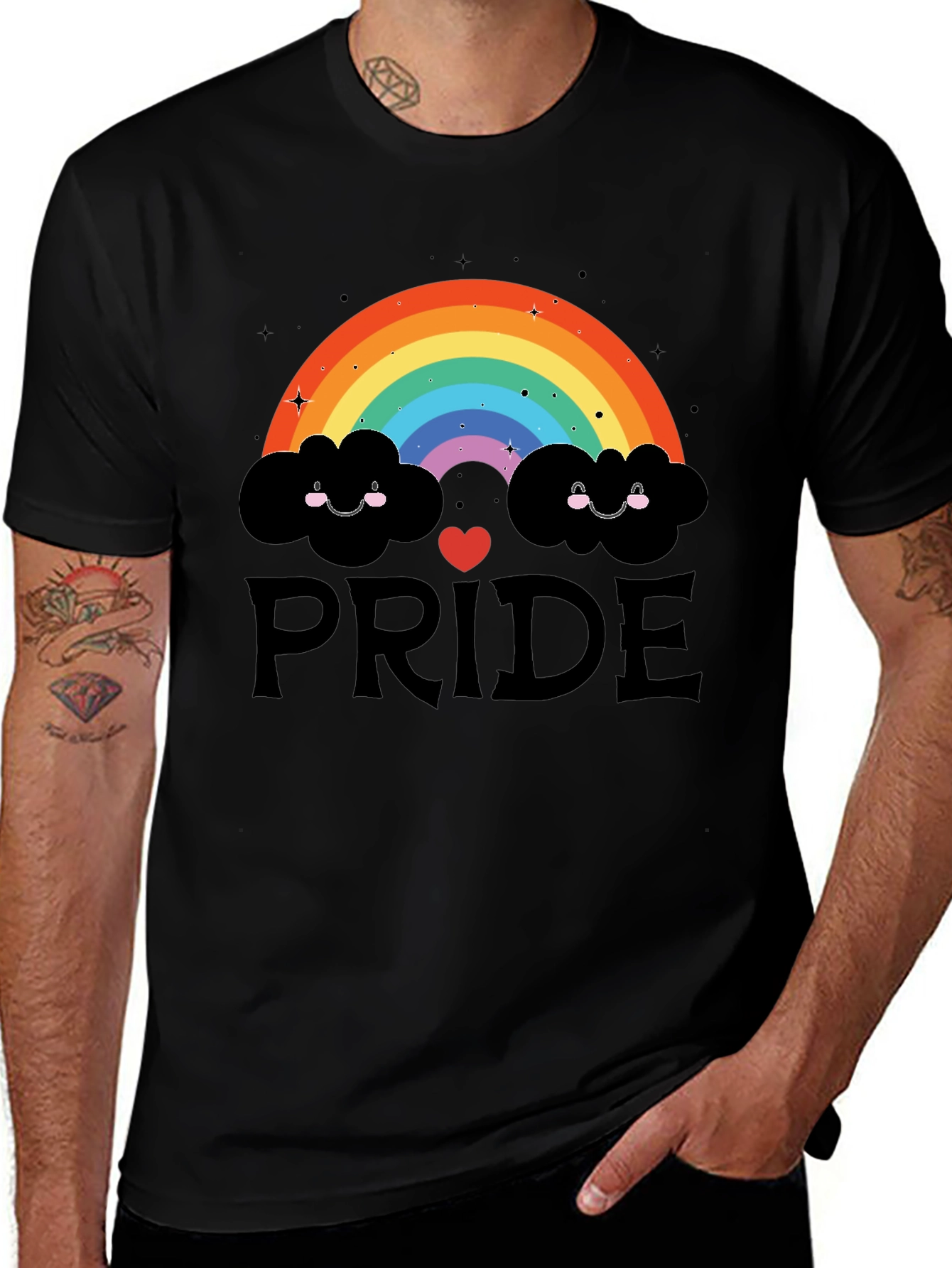Pride Rainbow Graphic Tee