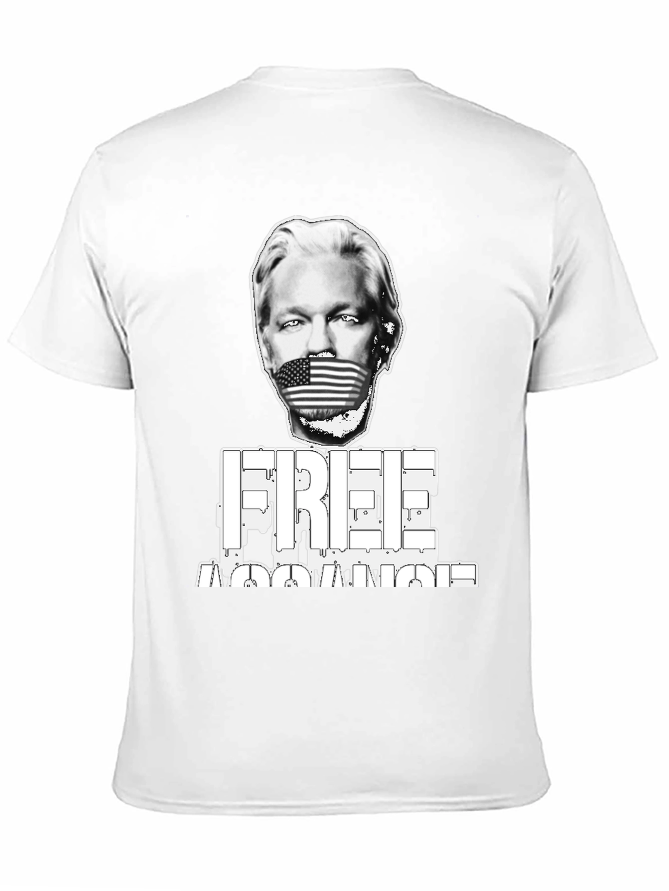 Free Assange Graphic T-Shirt