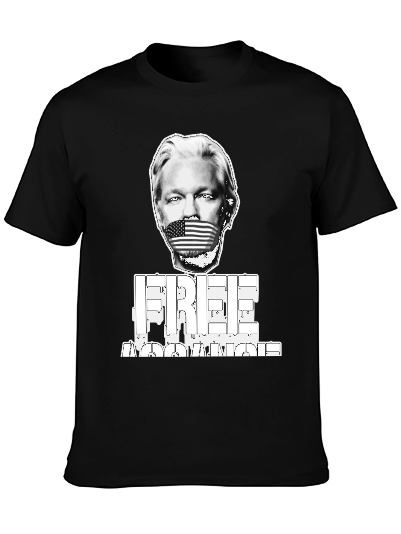 Free Assange Graphic T-Shirt