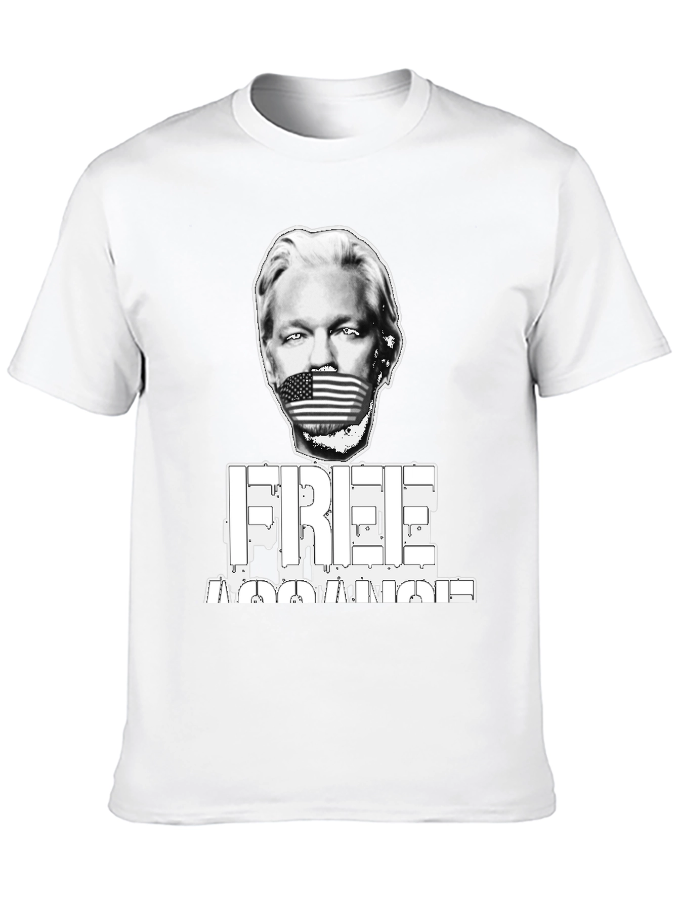 Free Assange Graphic T-Shirt