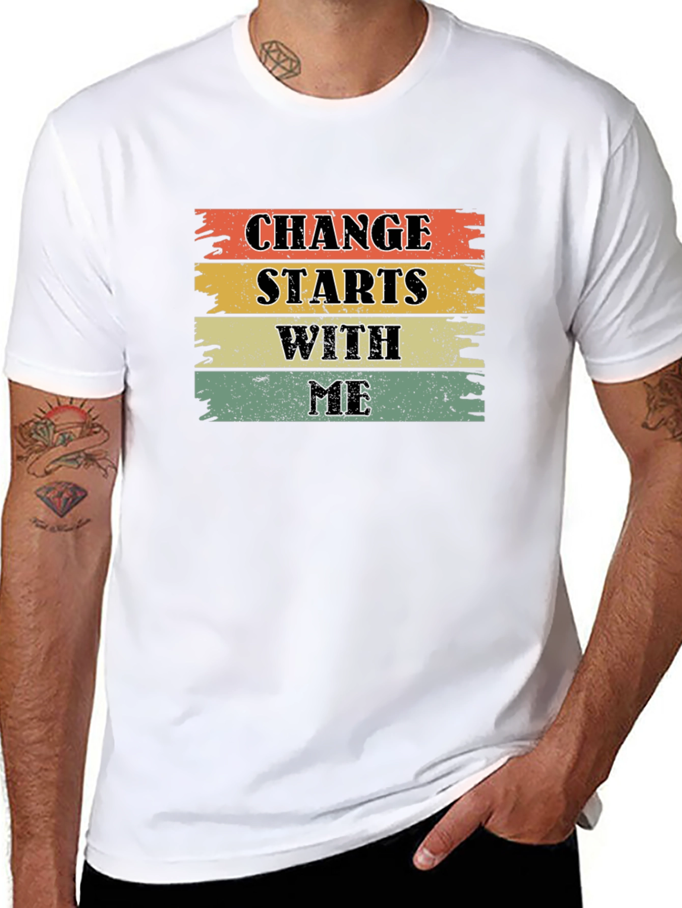 Change Starts With Me Graphic T-Shirt