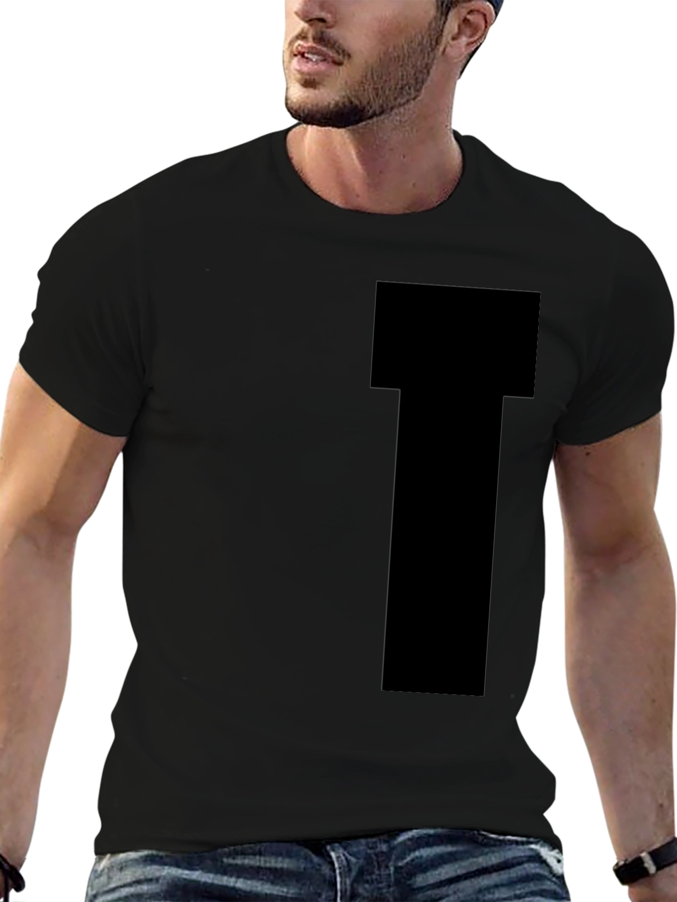 Mens Black Short Sleeve T-Shirt