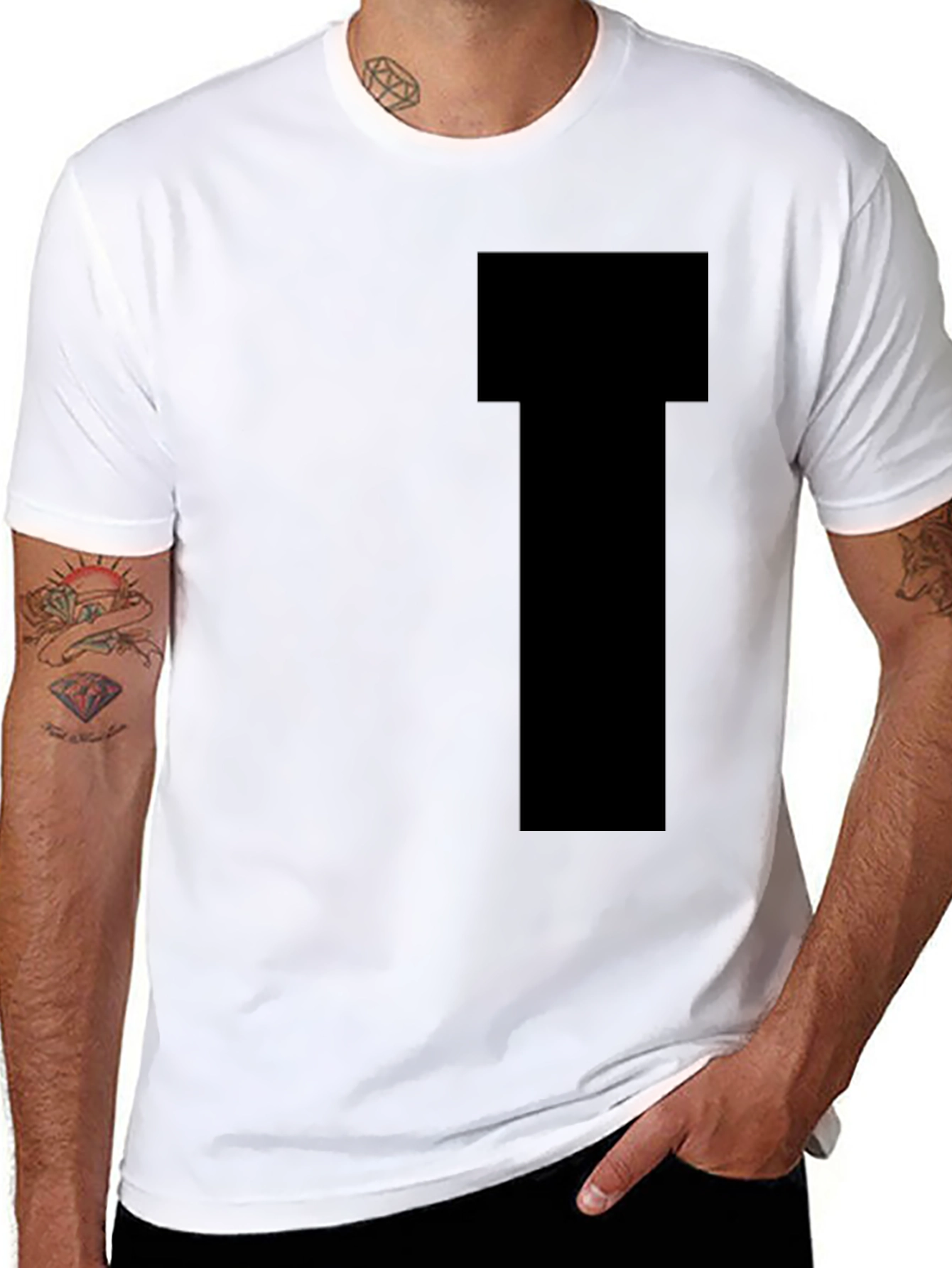 Mens Black Short Sleeve T-Shirt