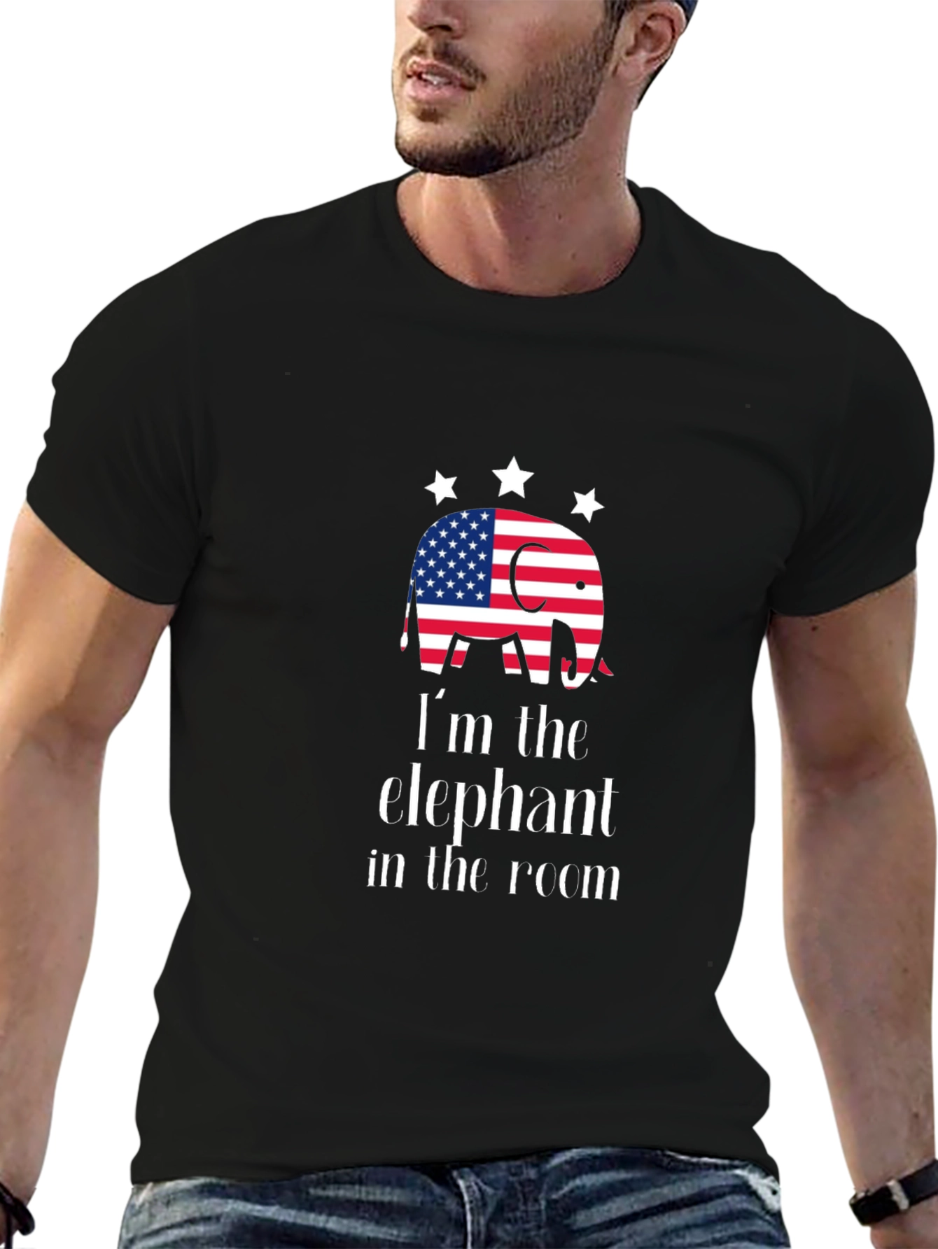 Political Elephant Tee: Im the Elephant in the Room