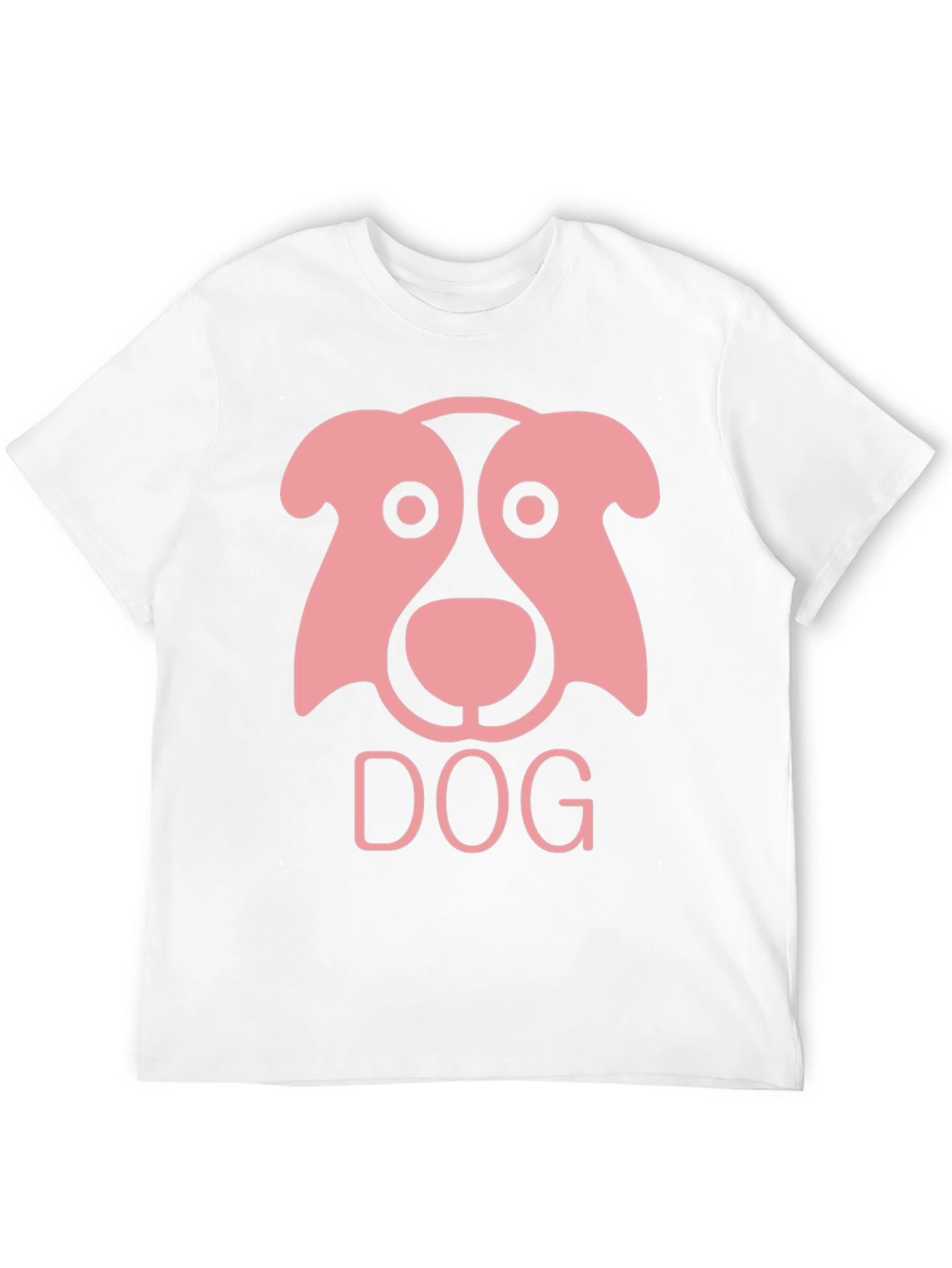 Dog Graphic Tee - Black Cotton T-Shirt