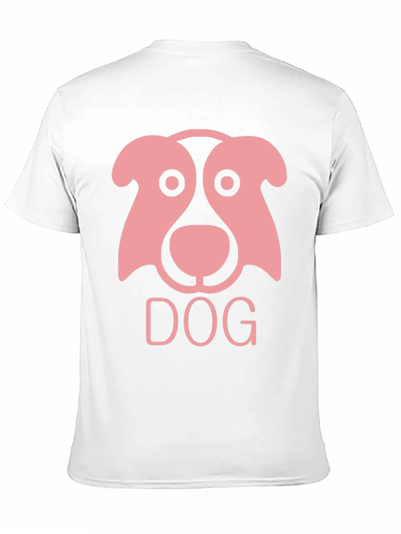 Dog Graphic Tee - Black Cotton T-Shirt