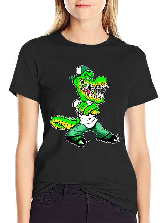 Cool Crocodile Cartoon T-Shirt