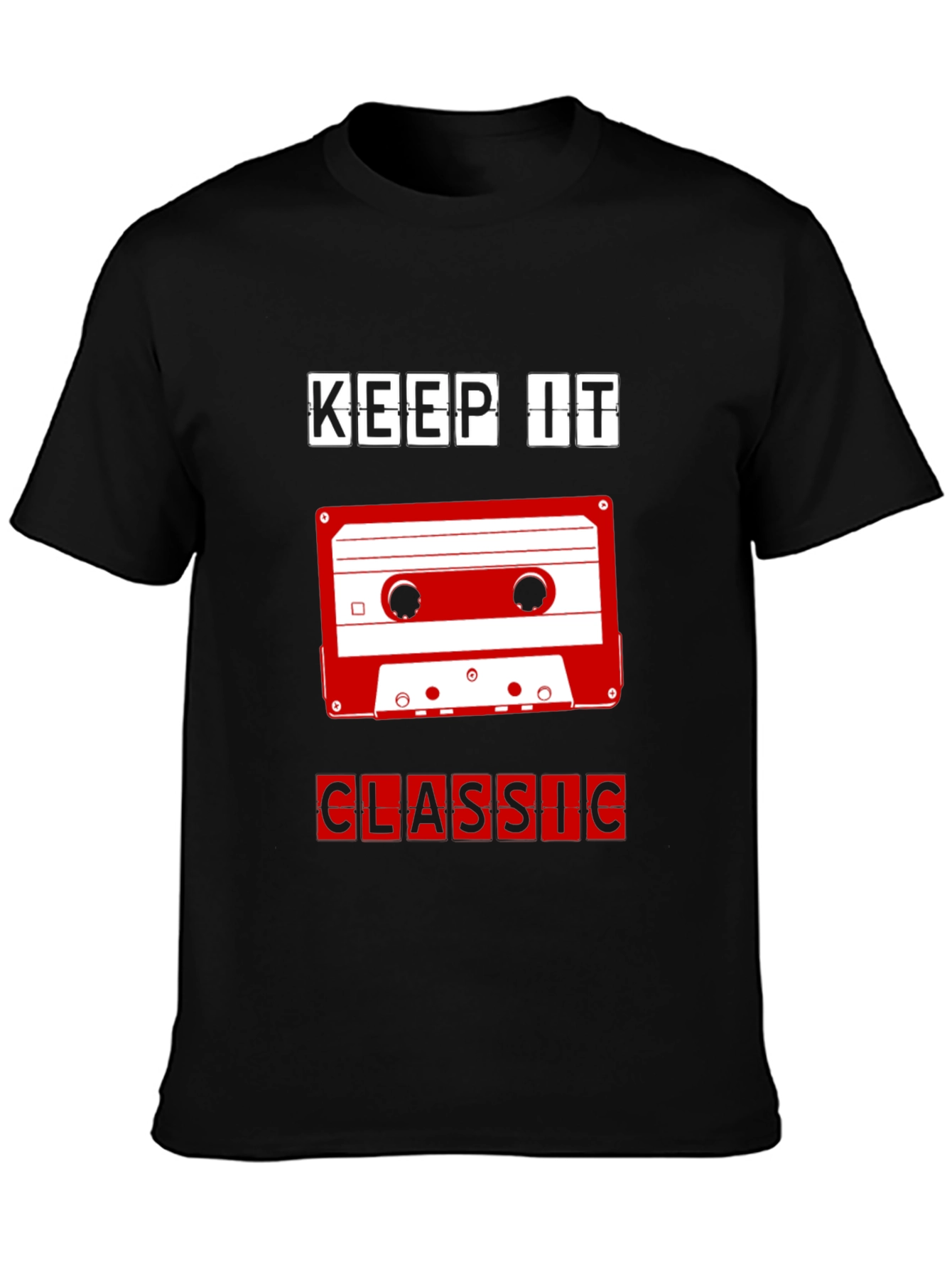 Keep It Classic Retro Cassette Tape T-Shirt