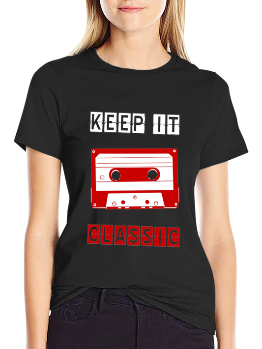 Keep It Classic Retro Cassette Tape T-Shirt