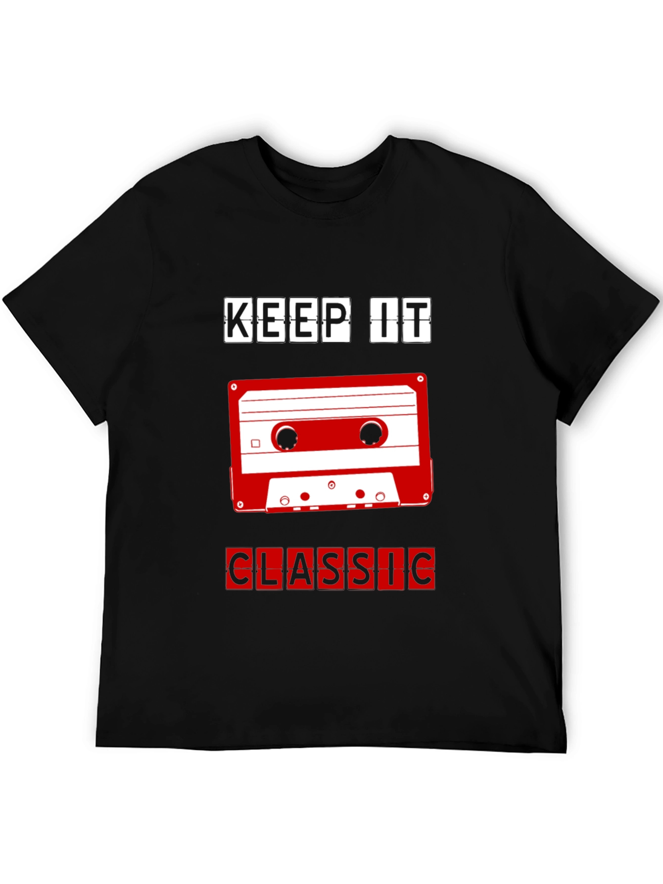 Keep It Classic Retro Cassette Tape T-Shirt
