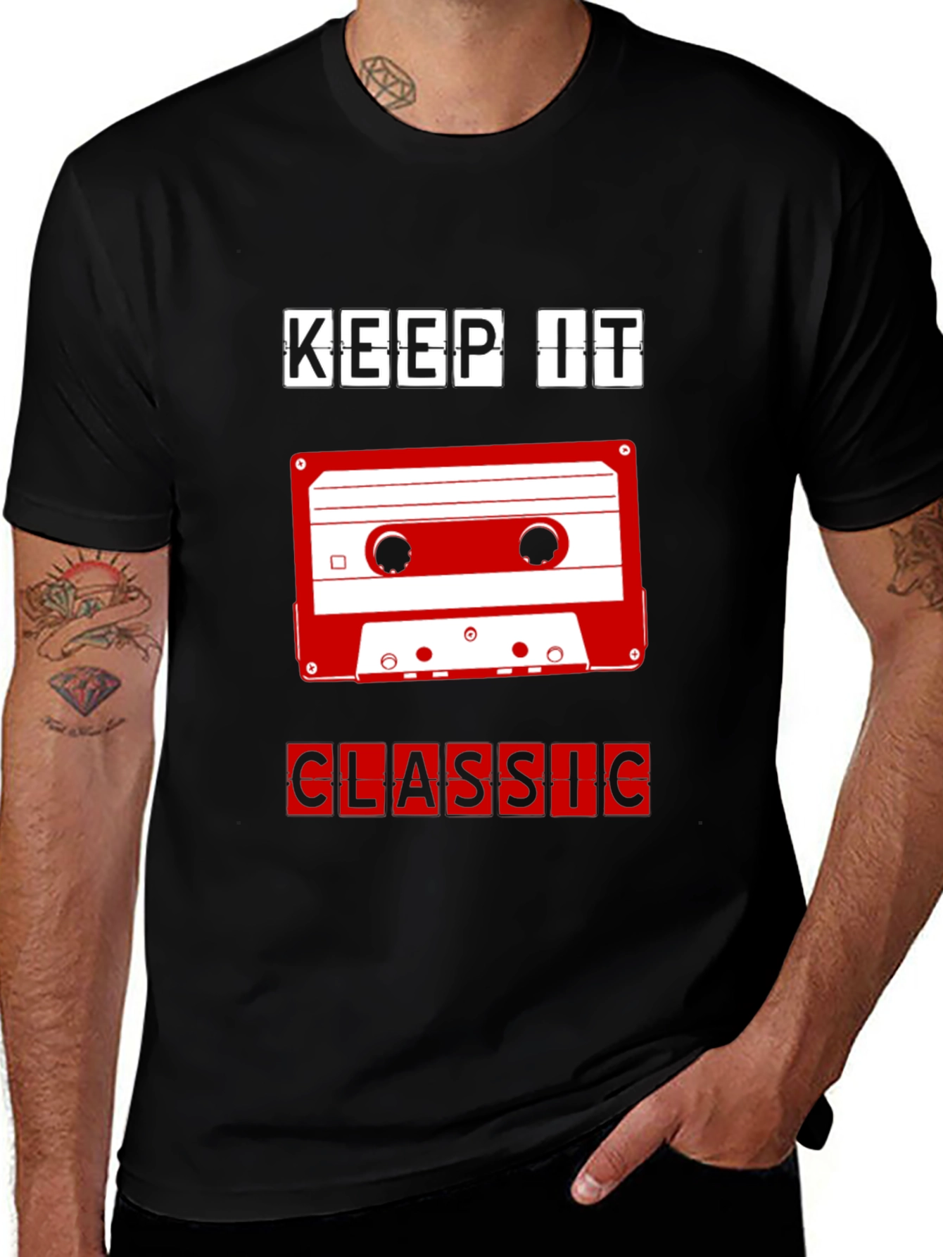 Keep It Classic Retro Cassette Tape T-Shirt
