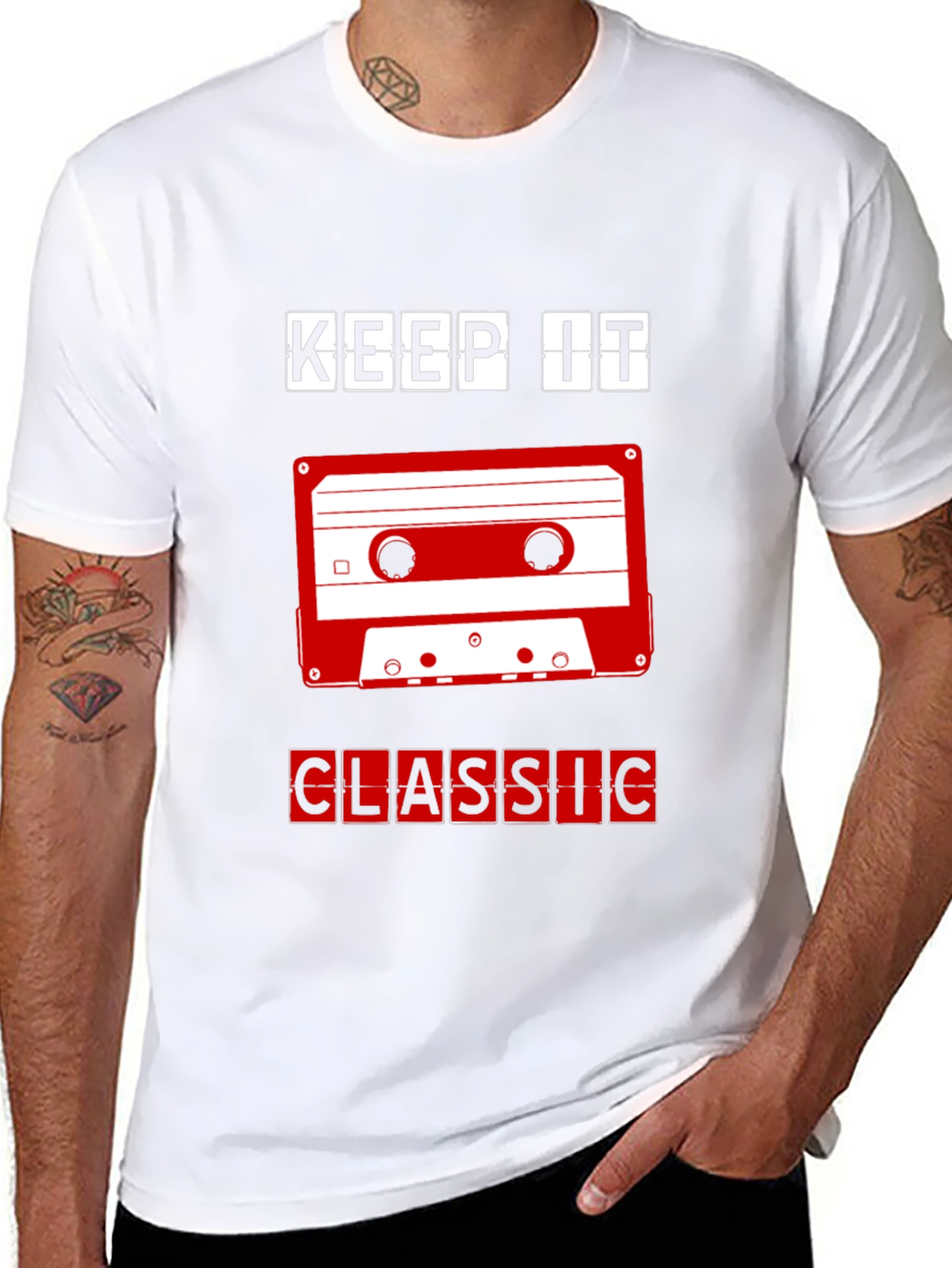 Keep It Classic Retro Cassette Tape T-Shirt