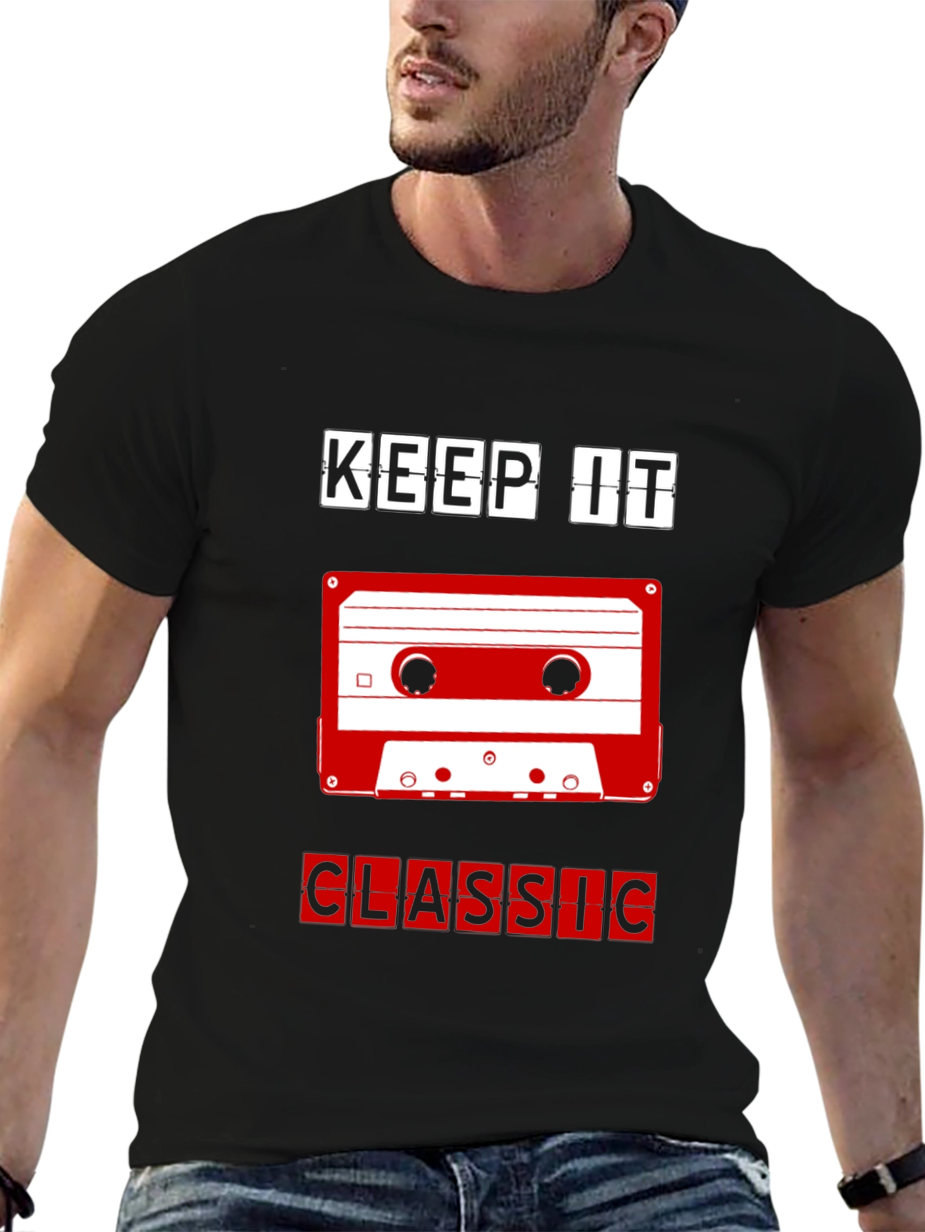 Keep It Classic Retro Cassette Tape T-Shirt