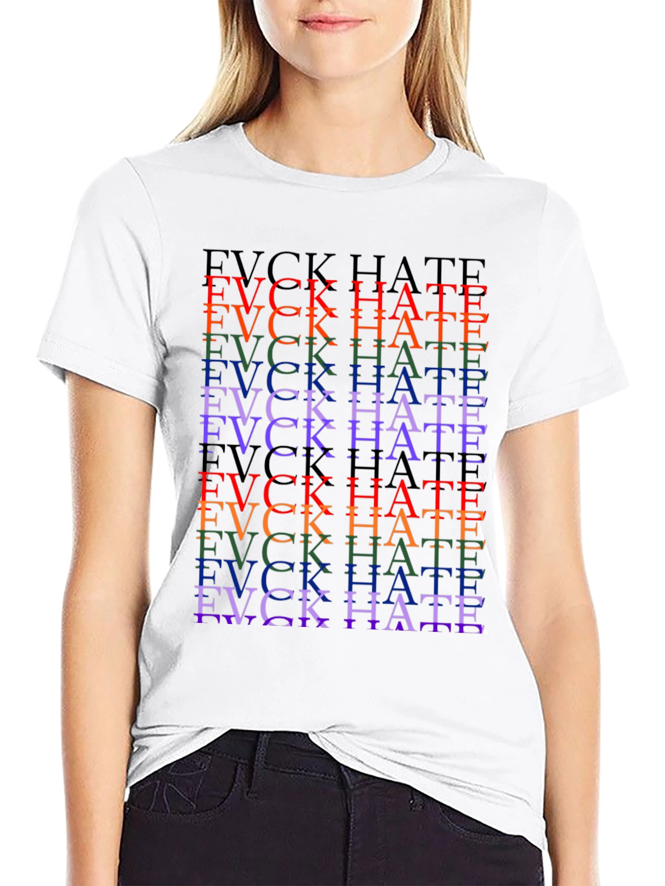 FVCK HATE Pride T-Shirt