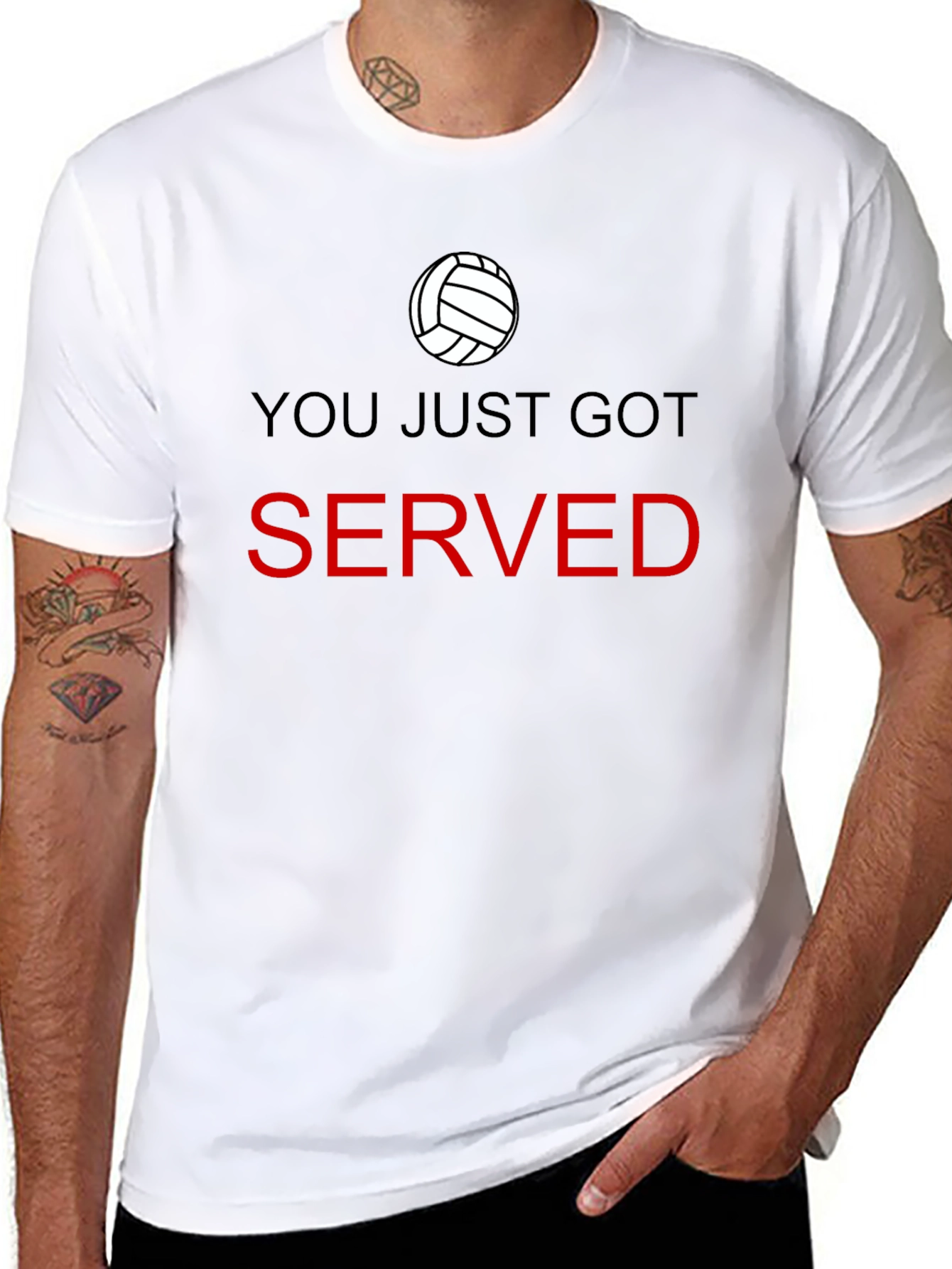 Volleyball You Just Got Served T-Shirt