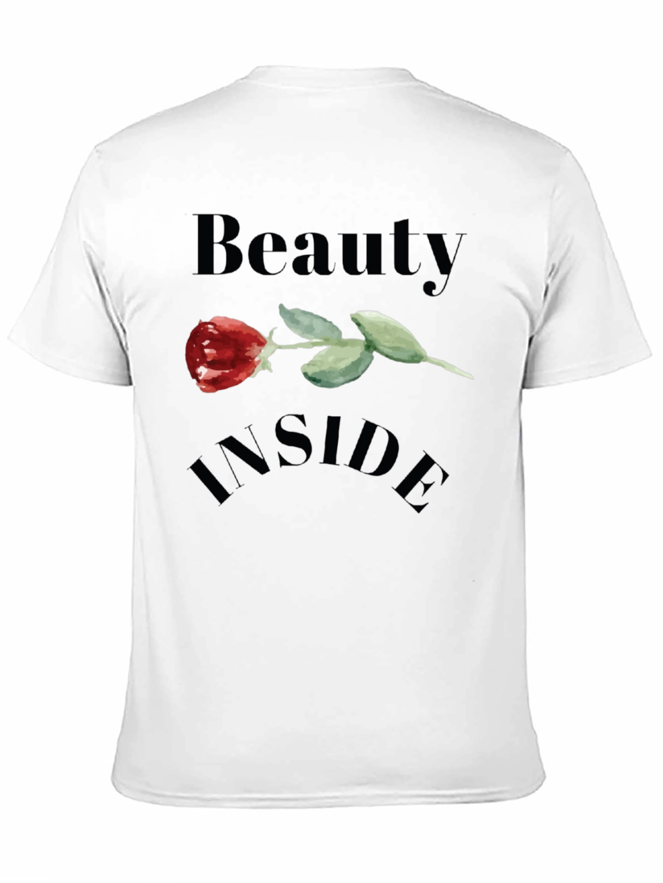 Beauty Inside Rose Graphic T-Shirt