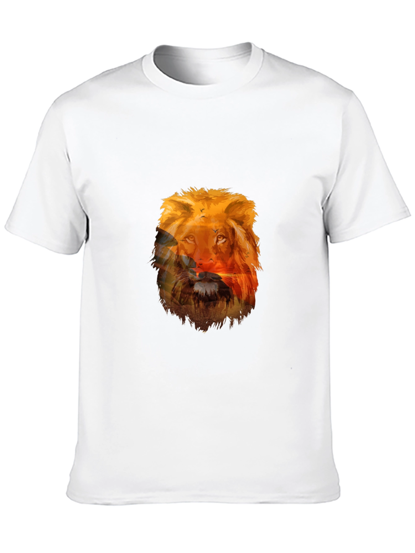 Lion Graphic Black T-Shirt