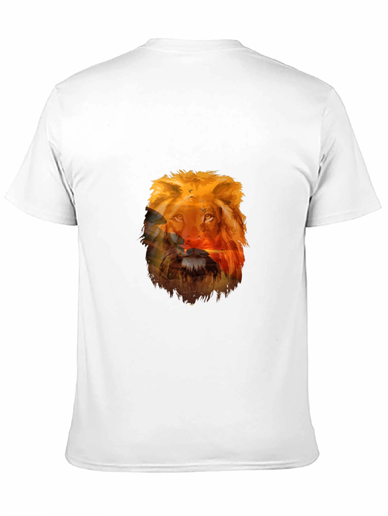 Lion Graphic Black T-Shirt