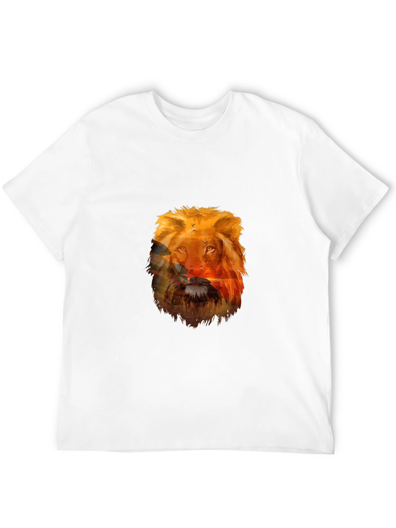 Lion Graphic Black T-Shirt