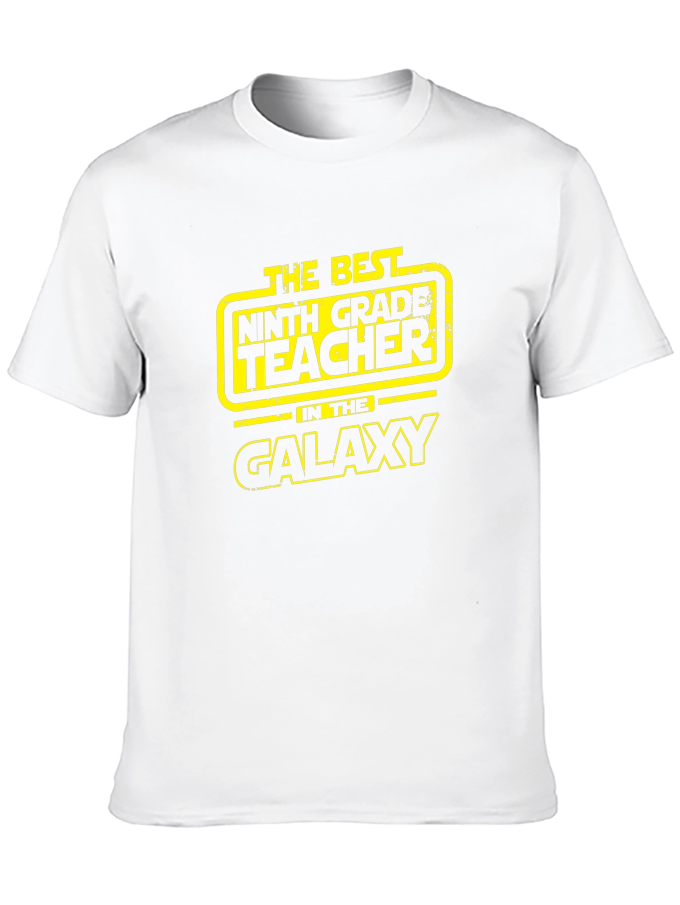 Best 9th Grade Teacher in Galaxy Black T-Shirt