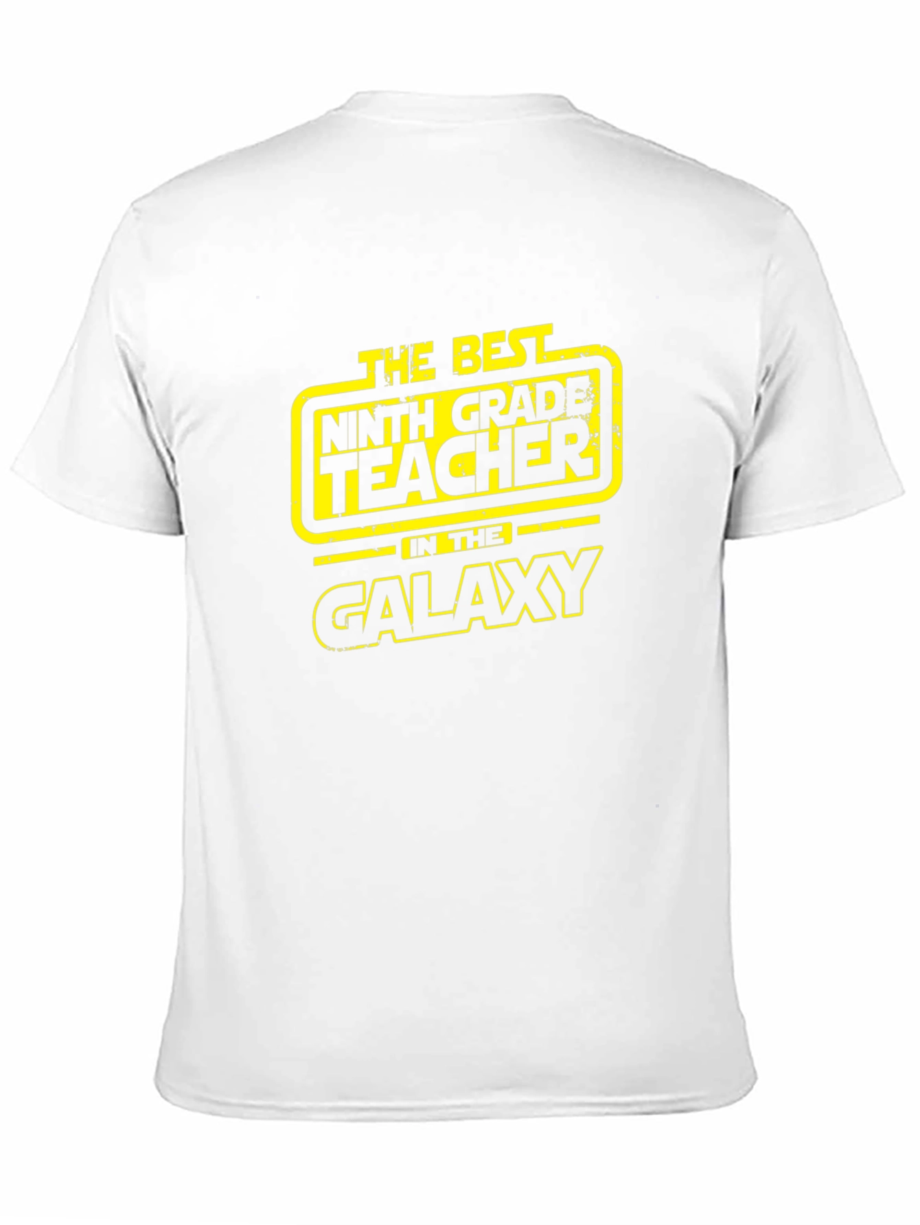 Best 9th Grade Teacher in Galaxy Black T-Shirt