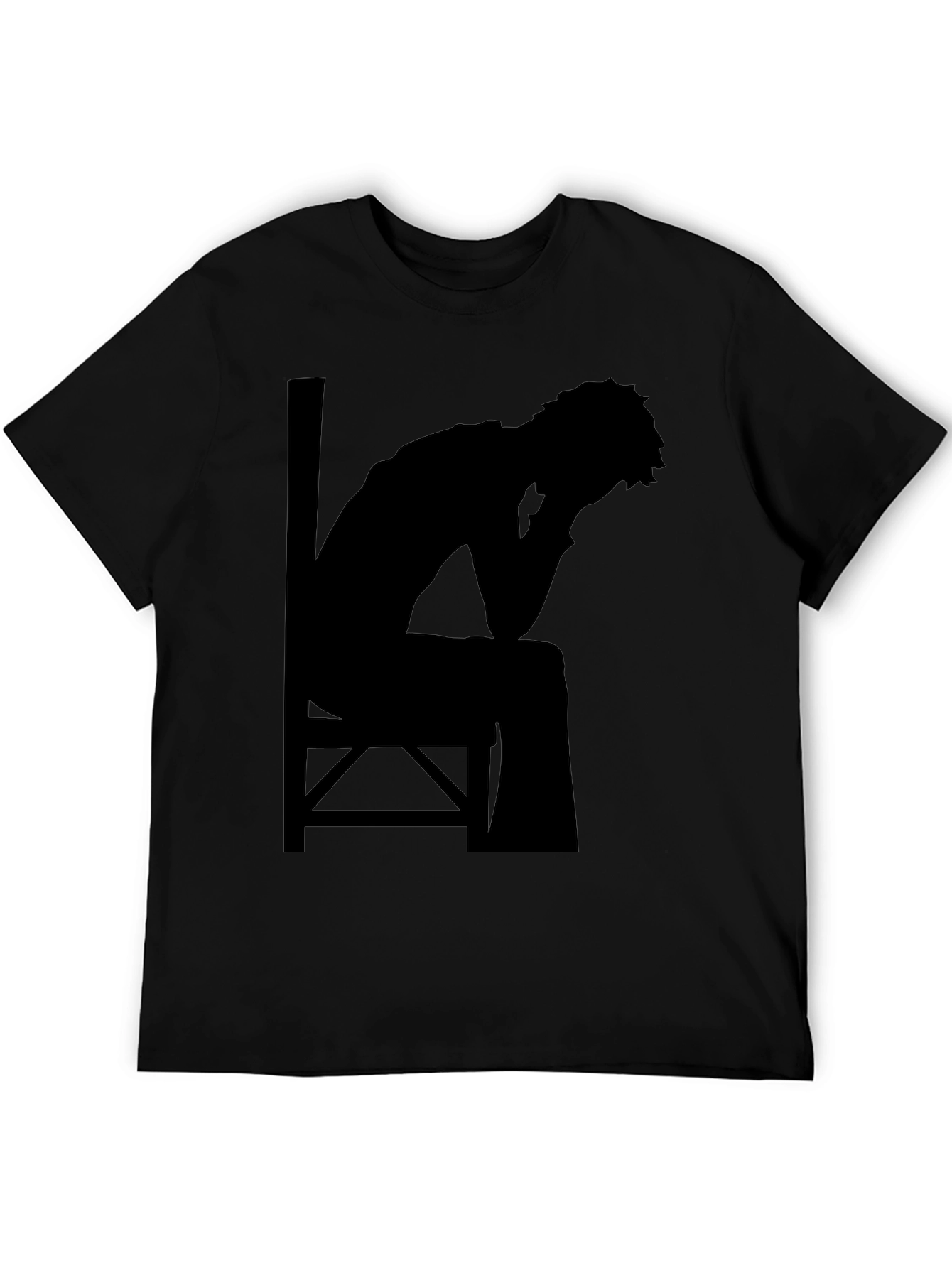 Silhouette T-Shirt - Man in Chair