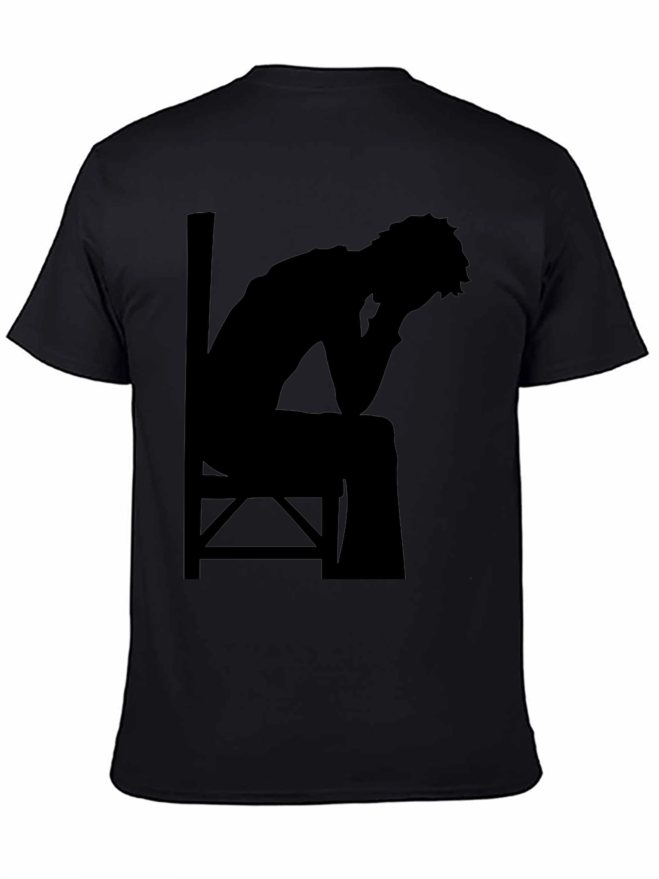 Silhouette T-Shirt - Man in Chair