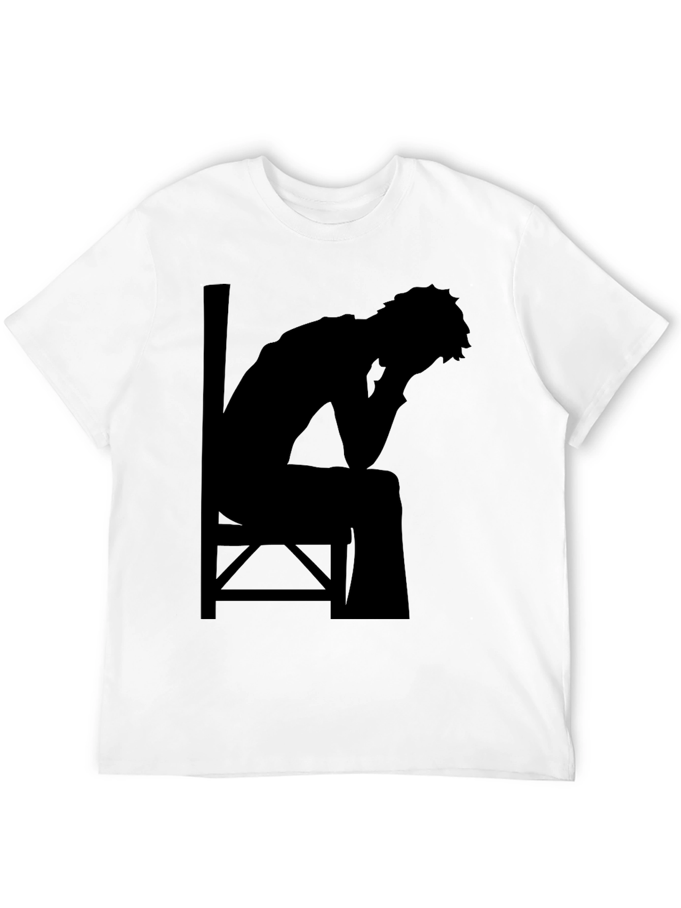 Silhouette T-Shirt - Man in Chair