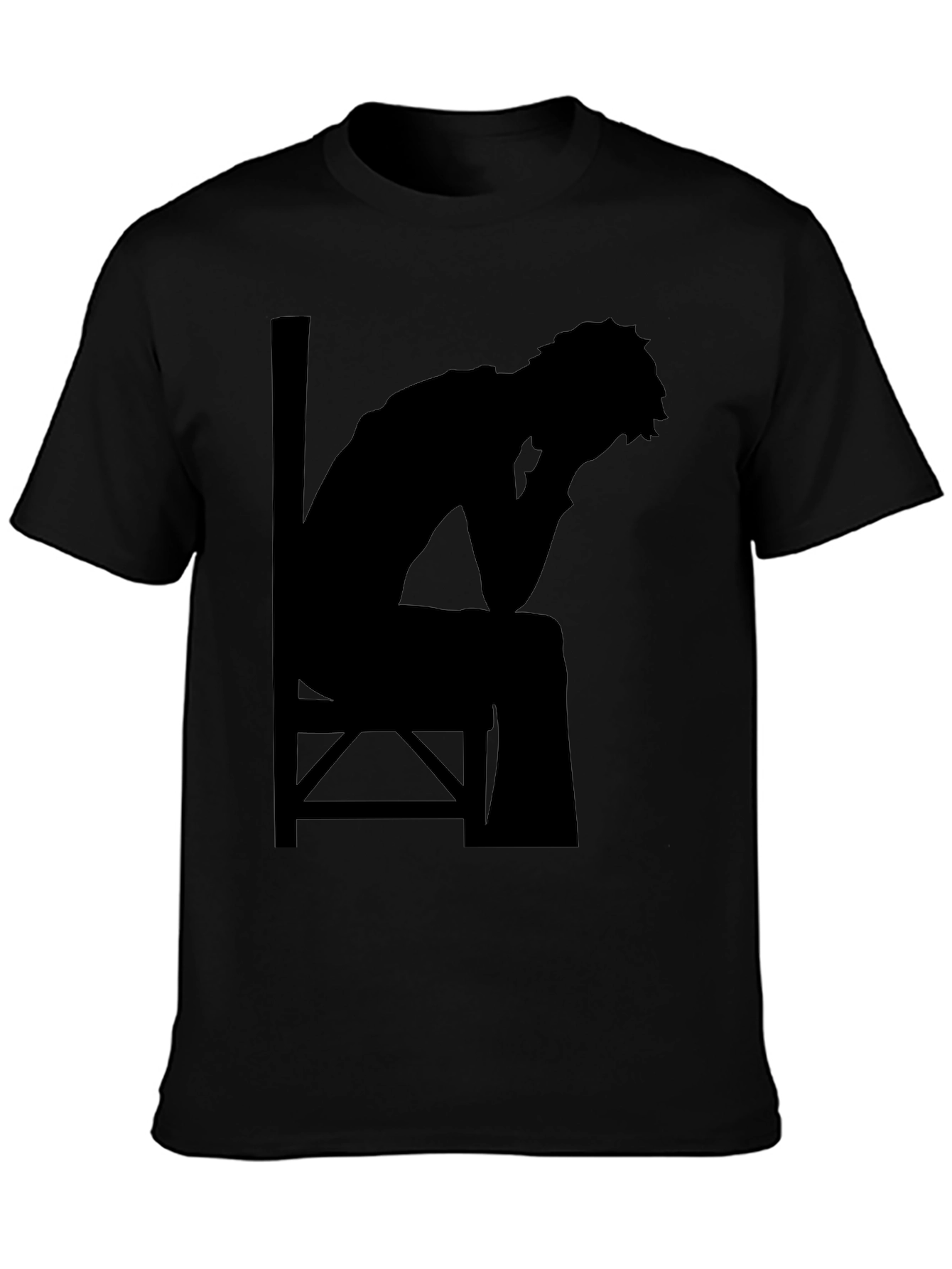 Silhouette T-Shirt - Man in Chair