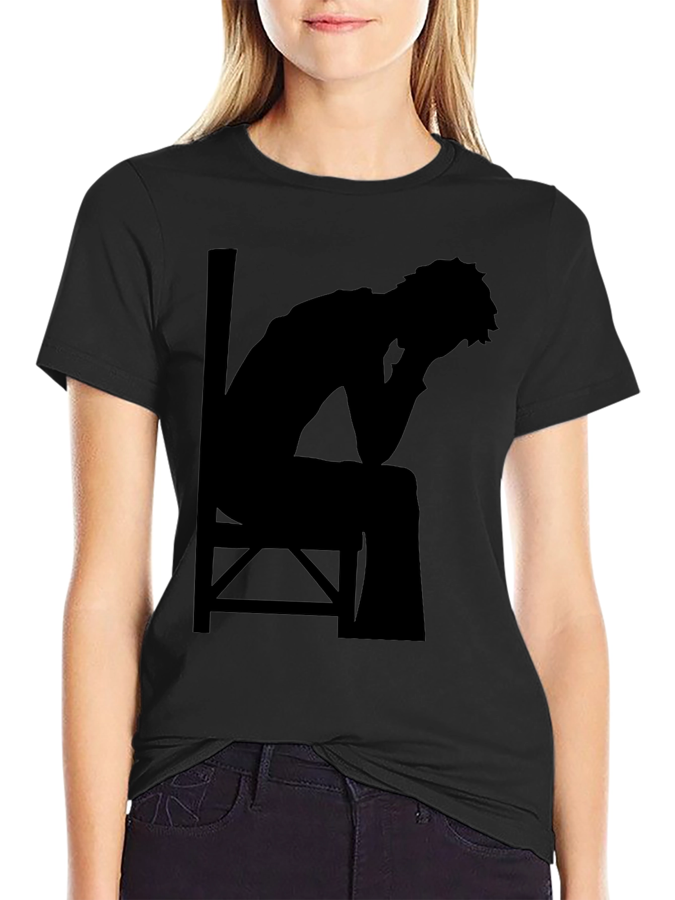 Silhouette T-Shirt - Man in Chair