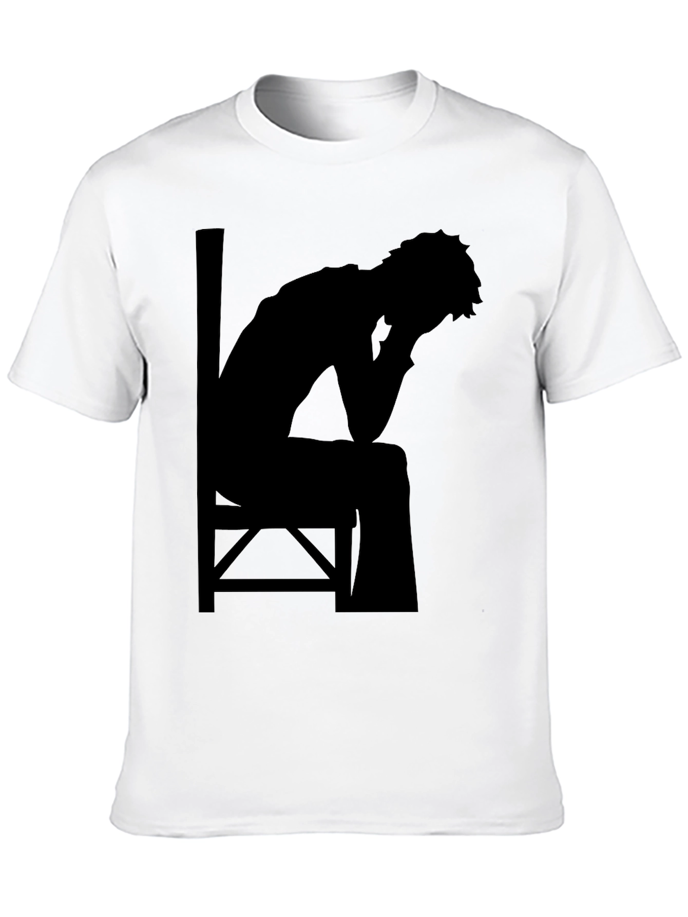 Silhouette T-Shirt - Man in Chair
