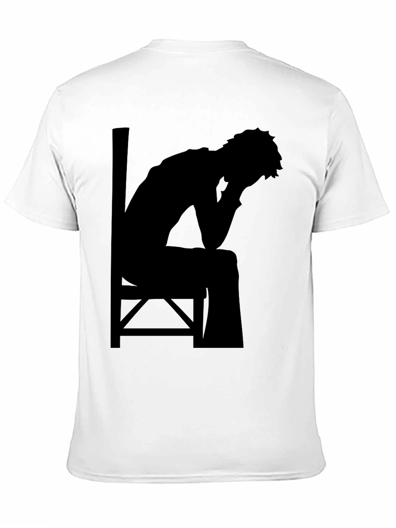 Silhouette T-Shirt - Man in Chair