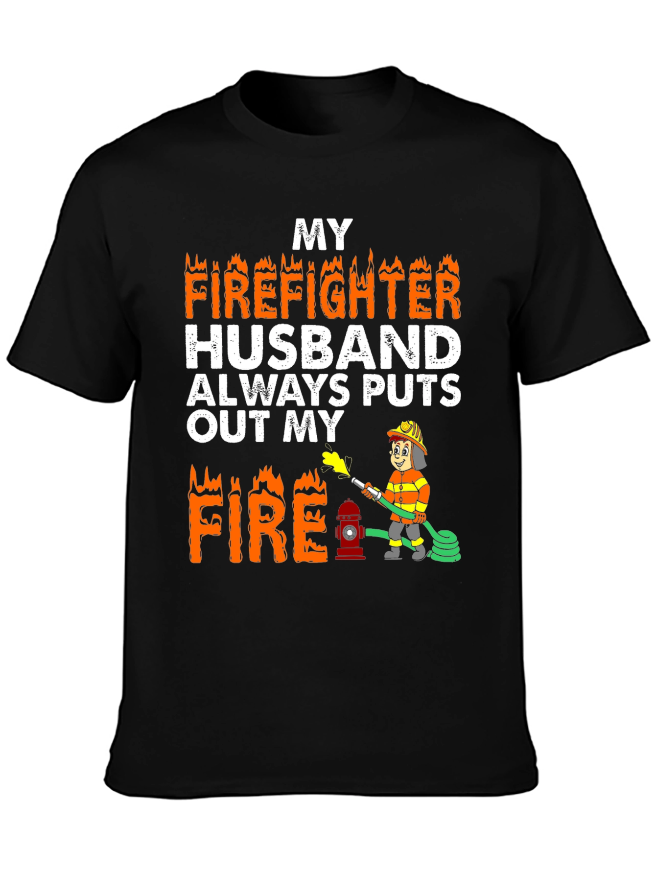 Firefighter Husband Graphic Tee