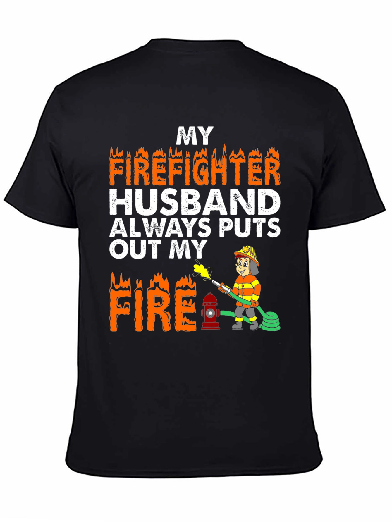 Firefighter Husband Graphic Tee