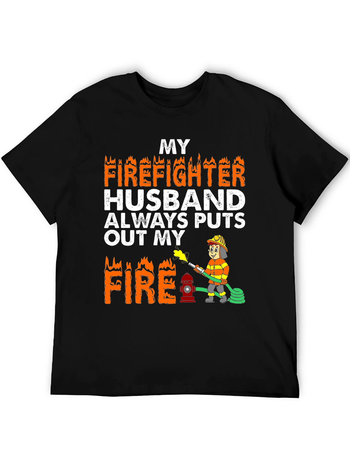 Firefighter Husband Graphic Tee