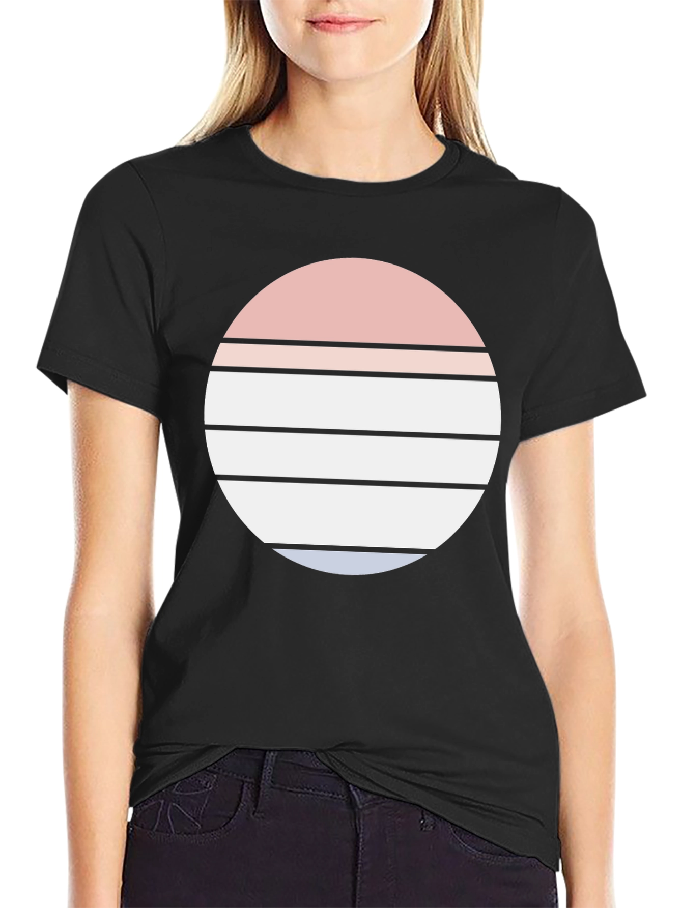 Retro Sunset Graphic Tee - Stylish Comfort